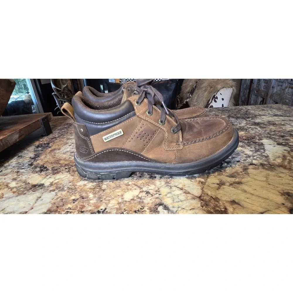 Sketchers Waterproof Segment Melego Chukka Boots,size 8,Walking,  Casual, Church